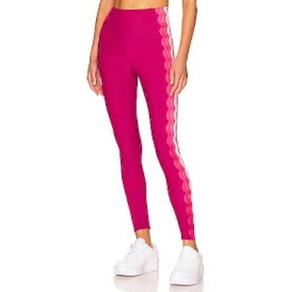 Beach Riot Megan Legging in Sangria Wave Size L EUC - Picture 1 of 9